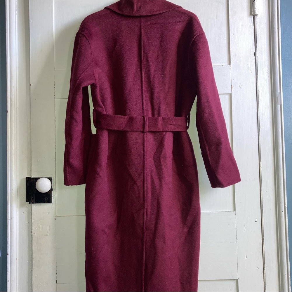 NEW Michael Kors Belted Wool Blend Felt Coat - Picture 5 of 11